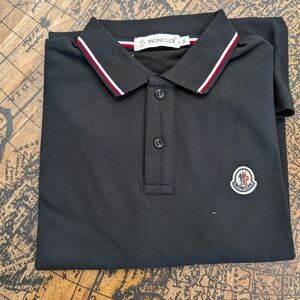 Moncler Black Polo Shirt